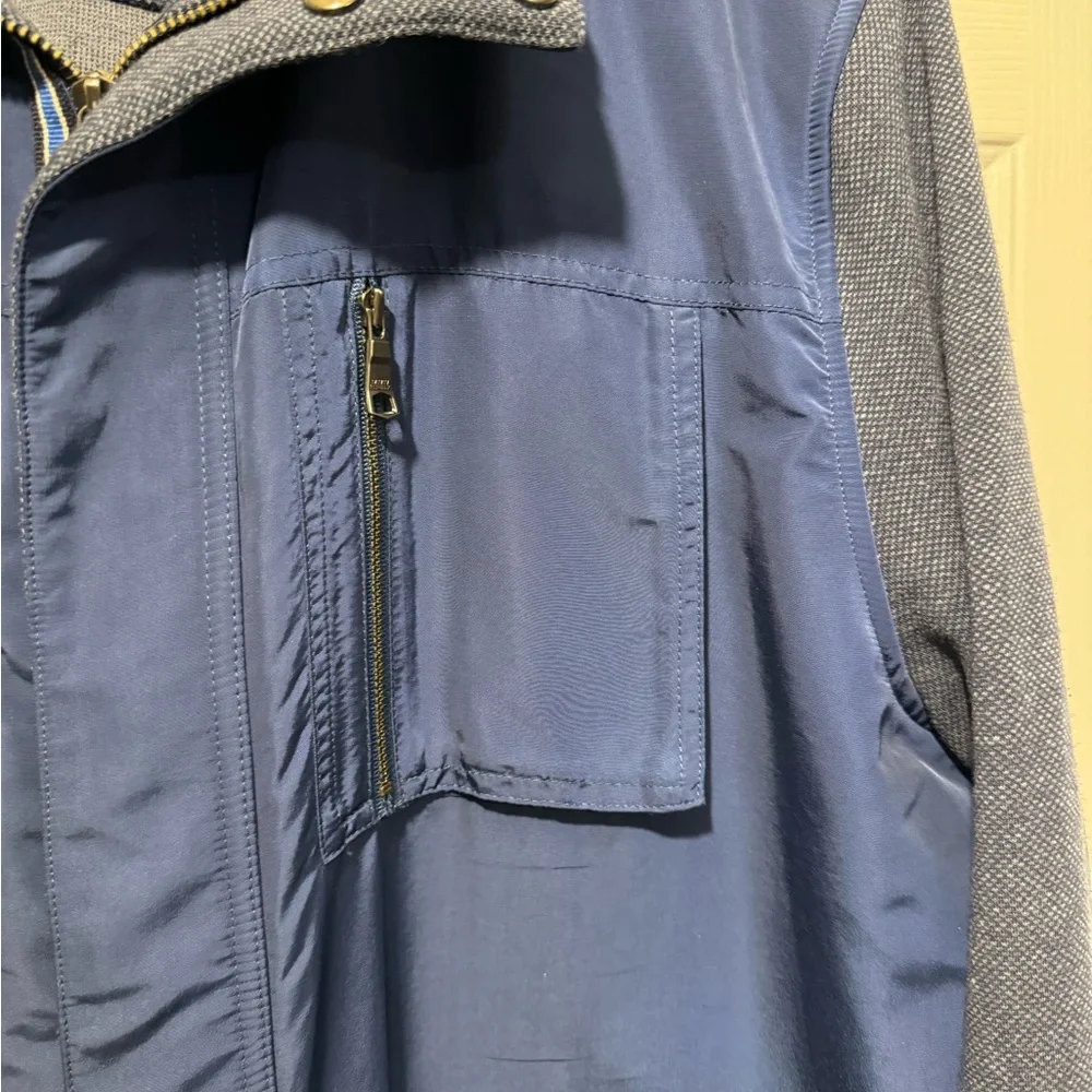 Banana Republic Zip Front Storm Flap Soft-Shell Jacket -‎ Mens Size XL